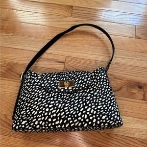 J. Crew Edie Shoulder Bag in printer calf hair NWT (currently selling for $238)